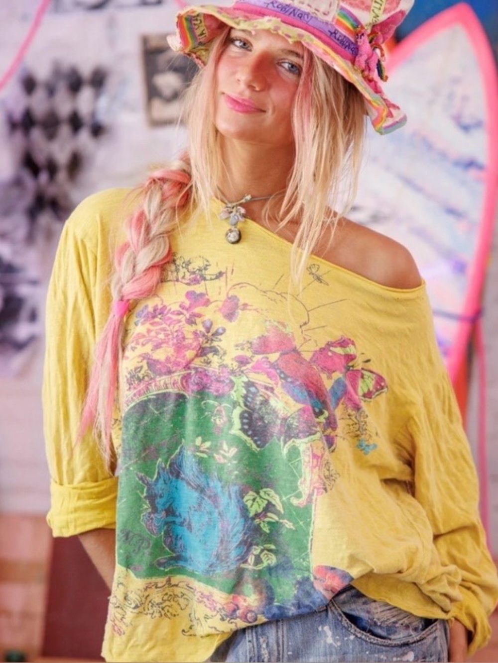 NWT!  Magnolia Pearl I’m Just A Squirrel Long Sleeve Viggo Style Tee - OS